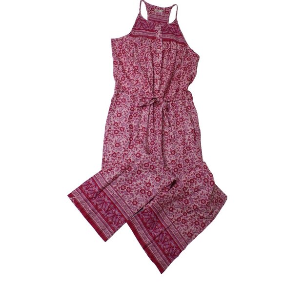 🆕FAHERTY Adella Jumpsuit Floral Cotton X-Small - Picture 5 of 9